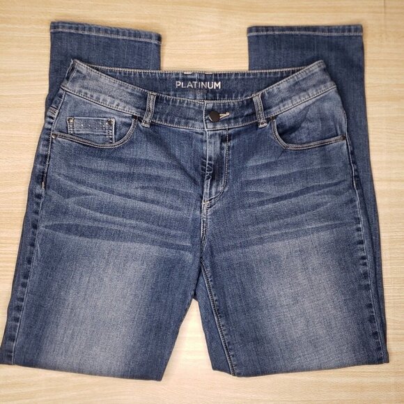 Chico's Womens Platinum Ultimate Fit Jeans 0 (4) - Picture 1 of 11